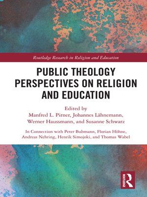 cover image of Public Theology Perspectives on Religion and Education